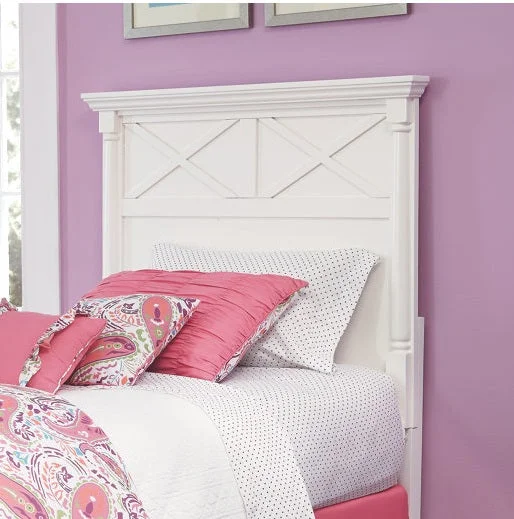 Kaslyn Twin Panel Headboard White by Ashley Furniture