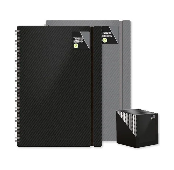 A4 Twinwire Ribbed Notebook