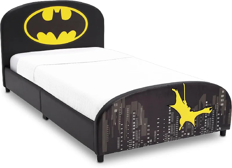 Delta Children Upholstered Twin Bed, DC Comics Batman - $100