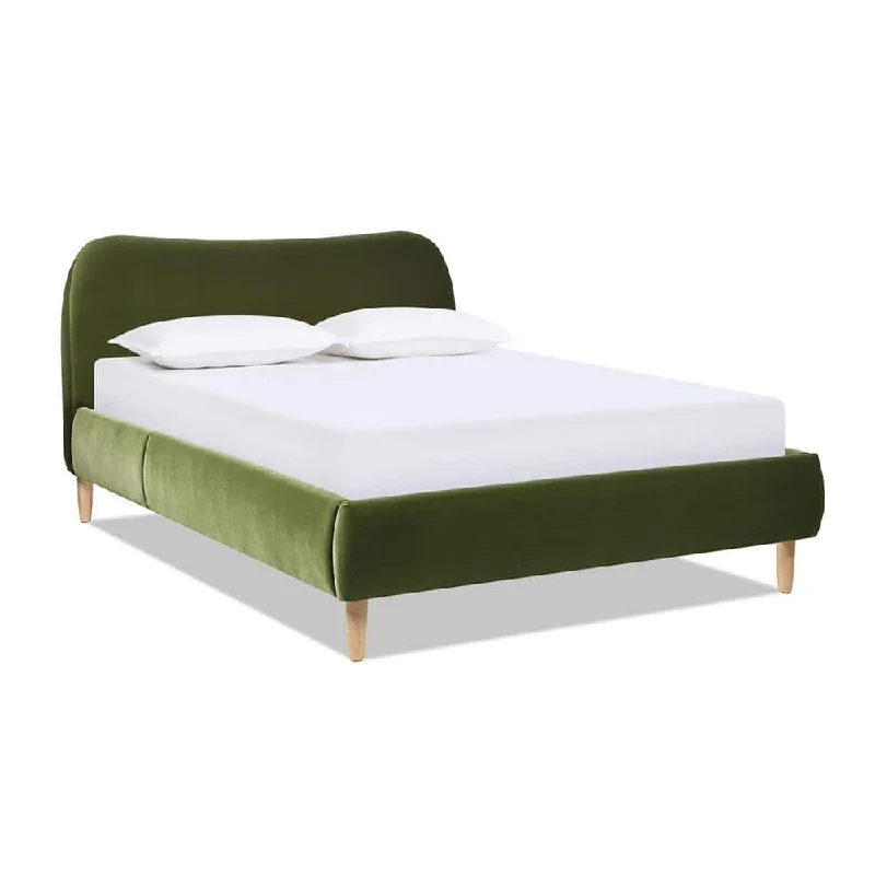 Jennifer Taylor Roman 67 in. Wood Frame Queen Modern Platform Bed - $425