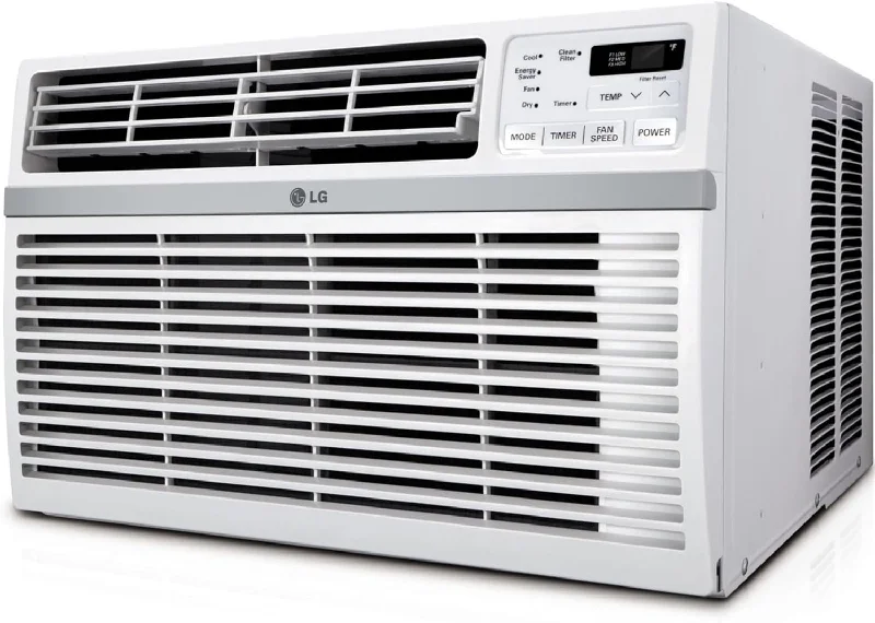 LG AC 12,000 Window Air Conditioner, 115V, 550 Sq.Ft. for Bedroom, Living Room - $265