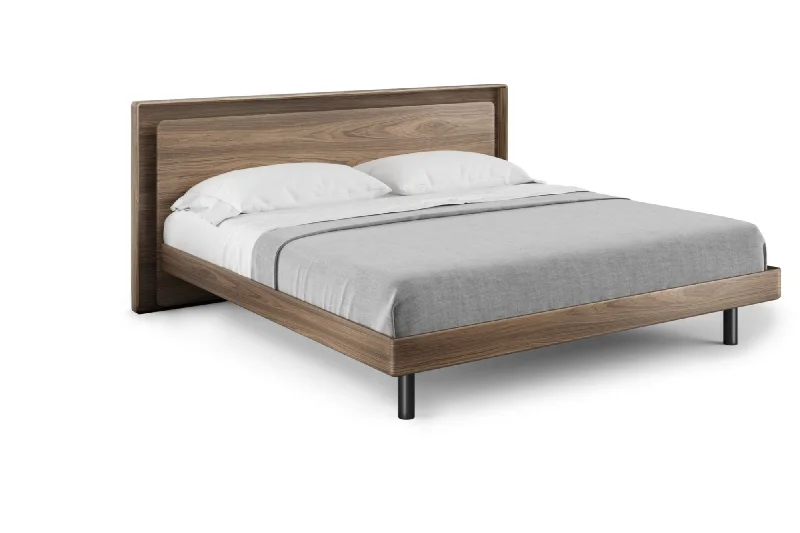 Up Linq Bed Natural Walnut