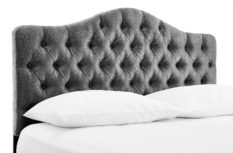 Lexa King Headboard - Dark Grey