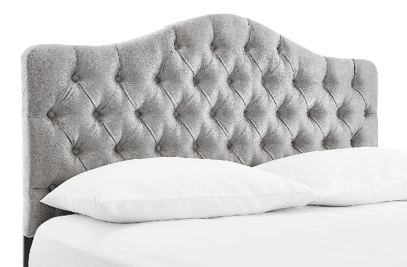 Lexa King Headboard - Light Grey