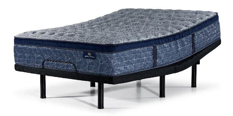 Serta® Perfect Sleeper Triumph Firm Euro Top Queen Mattress and L2 Pro Motion Adjustable Base