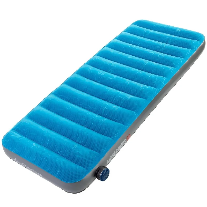 Air seconds, Inflatable Camping Mattress, 1 Person, Quick Inflating, Twin, Blue