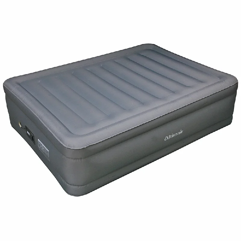 Altimair Full-size Raised Air Bed Laminated Polyester Nylon Fabric Air Mattress