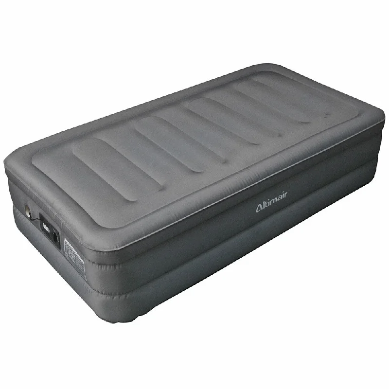 Altimair Twin-size Raised Air Bed Laminated Nylon Polyester Fabric Air Mattress