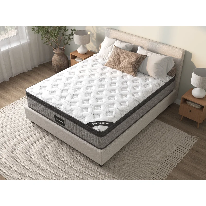 Assembled in USA - 10" Diamond Hybrid Mattress Pocket Coil and Cool Gel Memory Foam