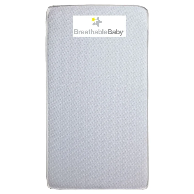 BreathableBaby EcoCore 200 Reversible Firm Crib Mattress, 52 in x 28 in x 5.5 in