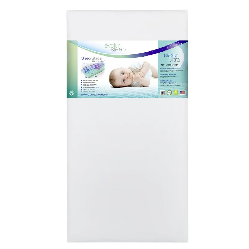 Evolur Sleep Triple Stage Ultra Crib Mattress