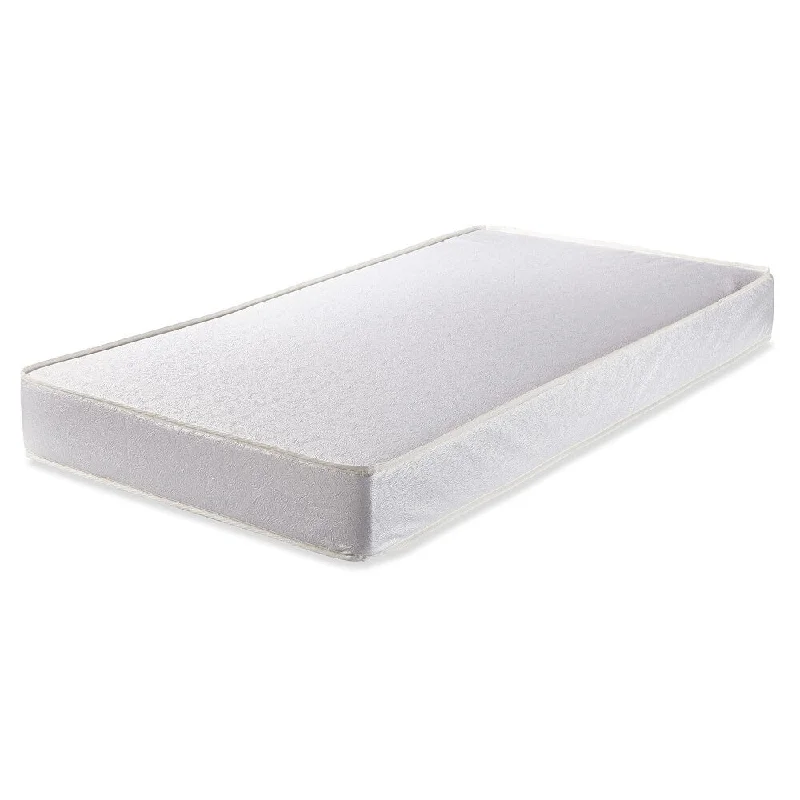 LA Baby Triple-laminated Cover Compact Crib Mattress - White