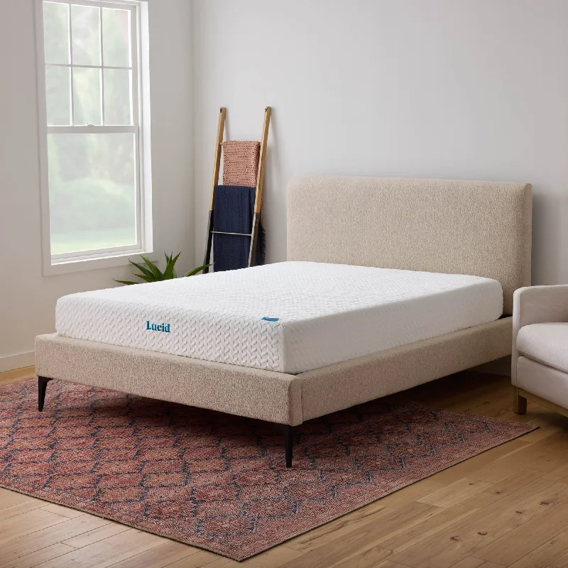 LUCID Comfort Collection 10-inch Luxury Gel Memory Foam Mattress