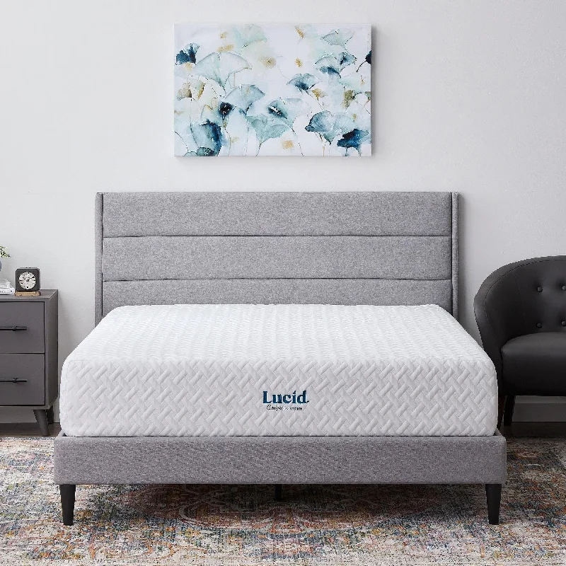 LUCID Comfort Collection 12-inch Firm Gel Memory Foam Mattress