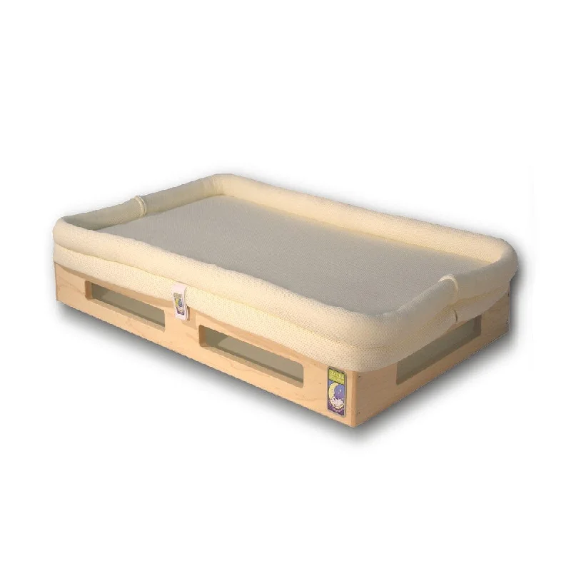 Mini SafeSleep Breathable Natural Crib Mattress - Almond