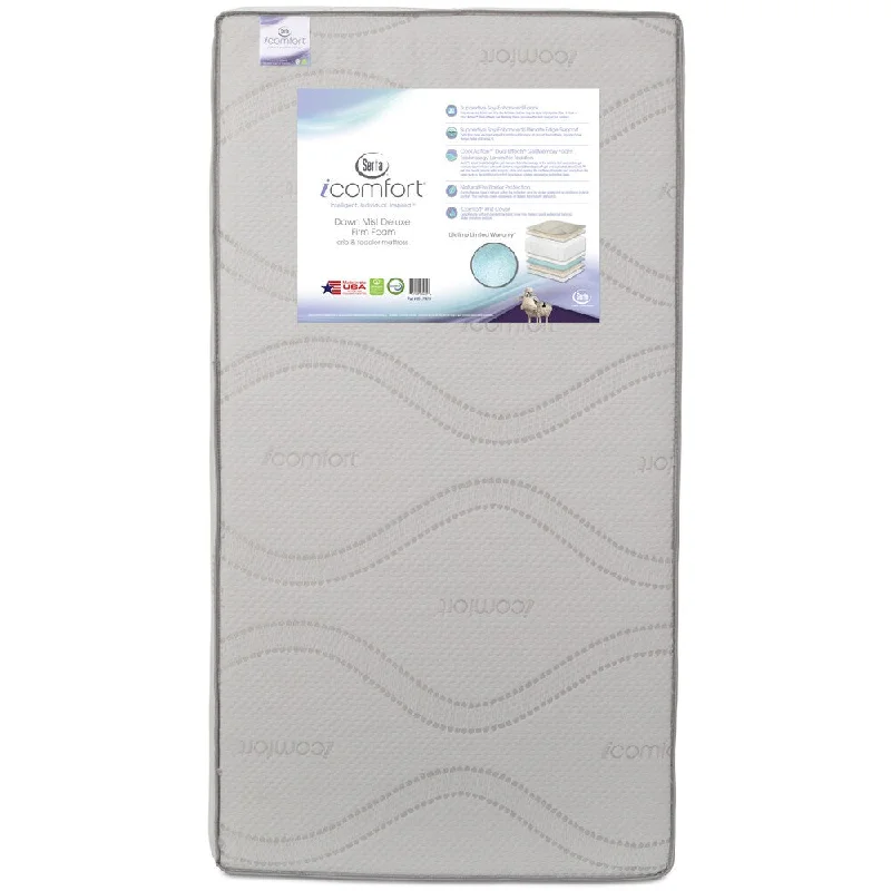 Serta iComfort Mirage Deluxe Foam Crib and Toddler Mattress - Multi