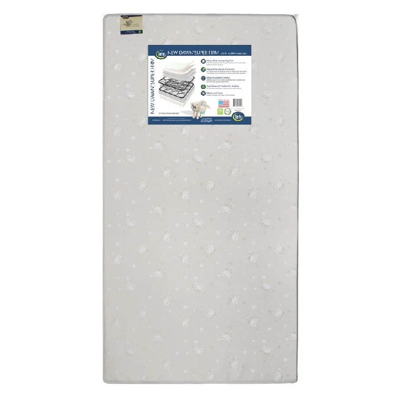 Serta New Dawn Super Firm Crib and Toddler Mattress