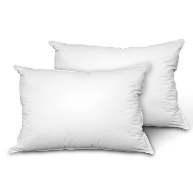 2 Pack Cooling Down Alternative Pillows with Coolmax Blended Cover