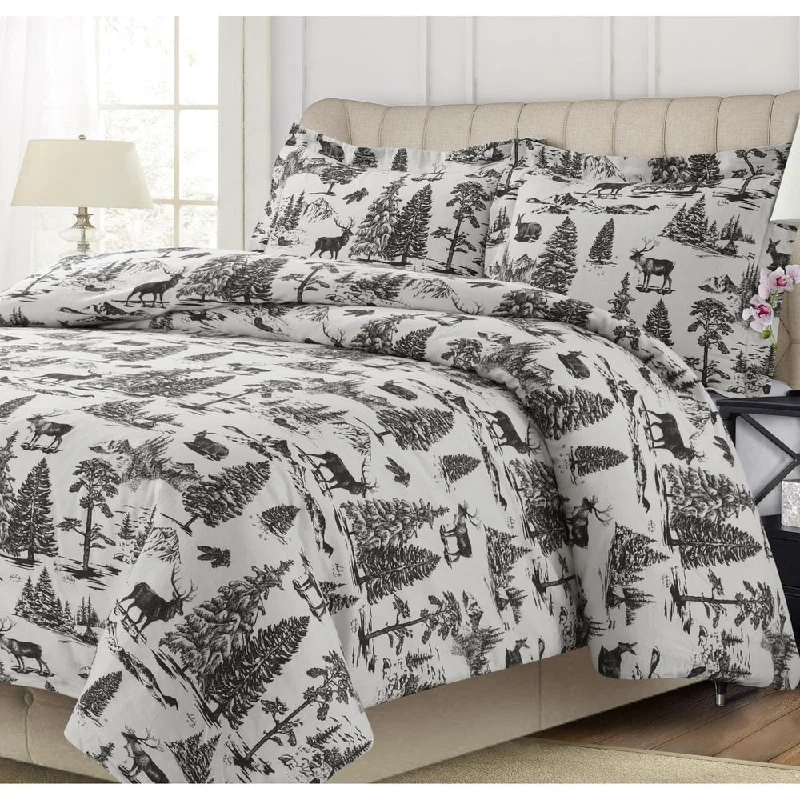 deer toile charcoal