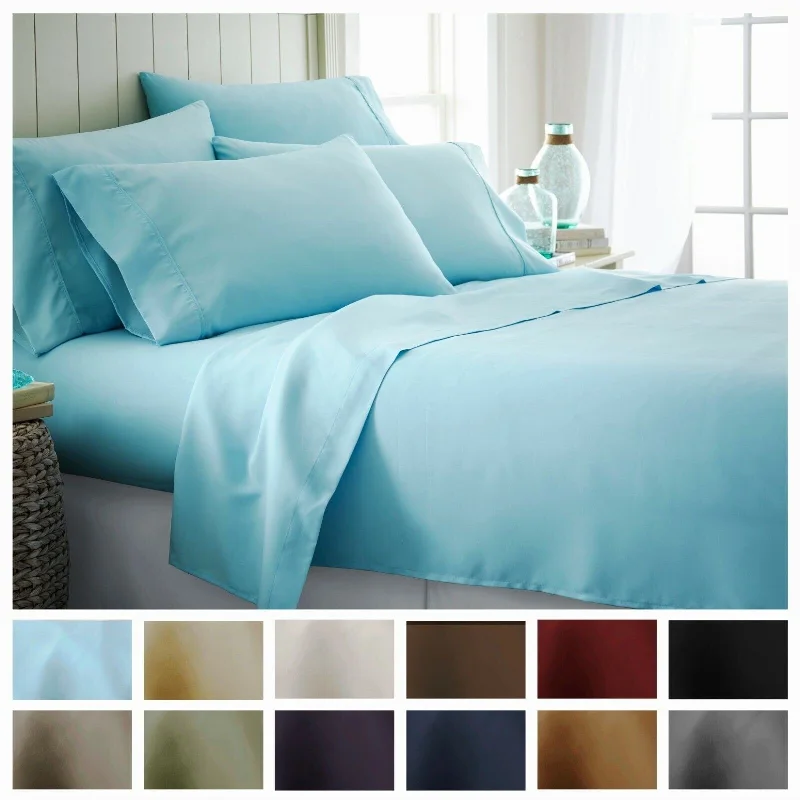 4 Pcs Softest Microfiber Deep Pocket Sheet Set in Twin Size