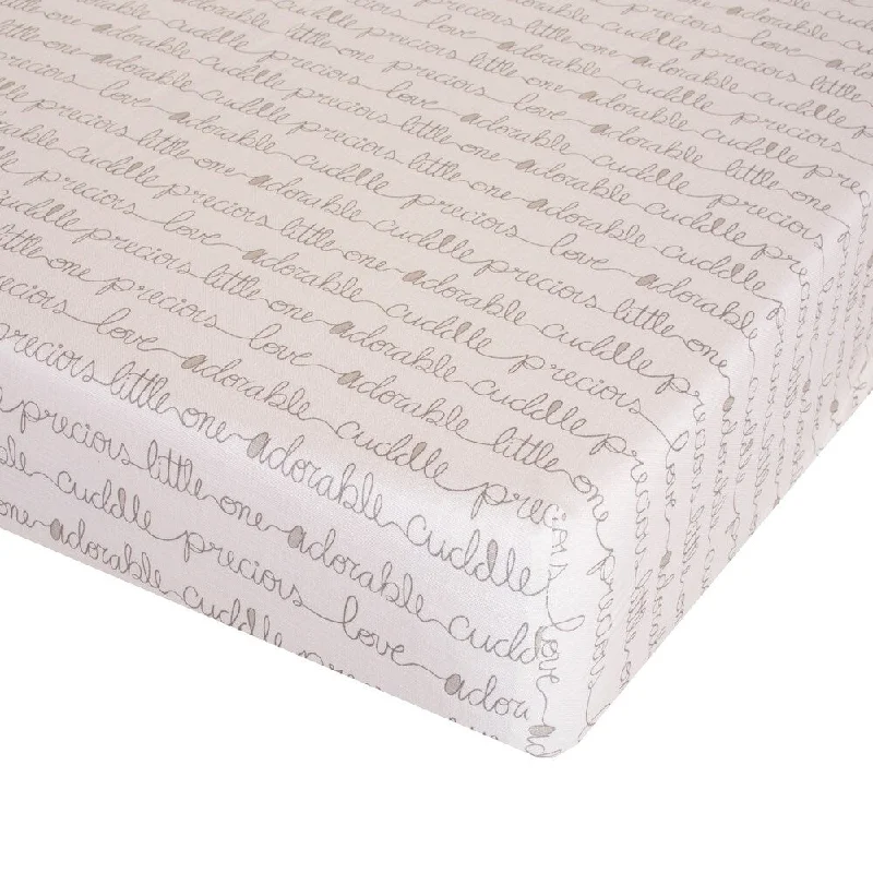 All My Love Fitted Sheet - N/A