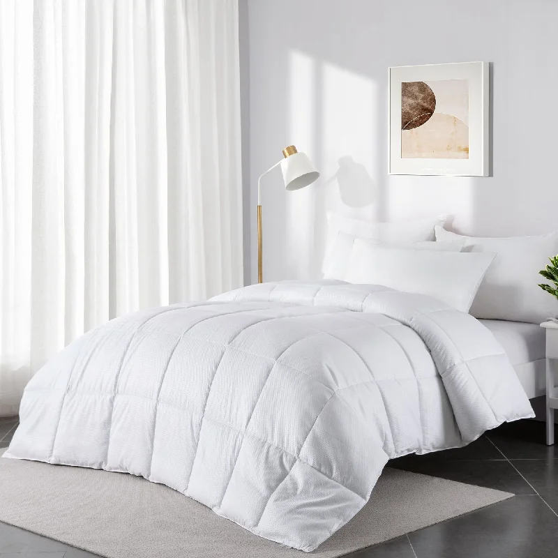 All Season Medium Weight Embossed Down Alternative Duvet Insert Comforter