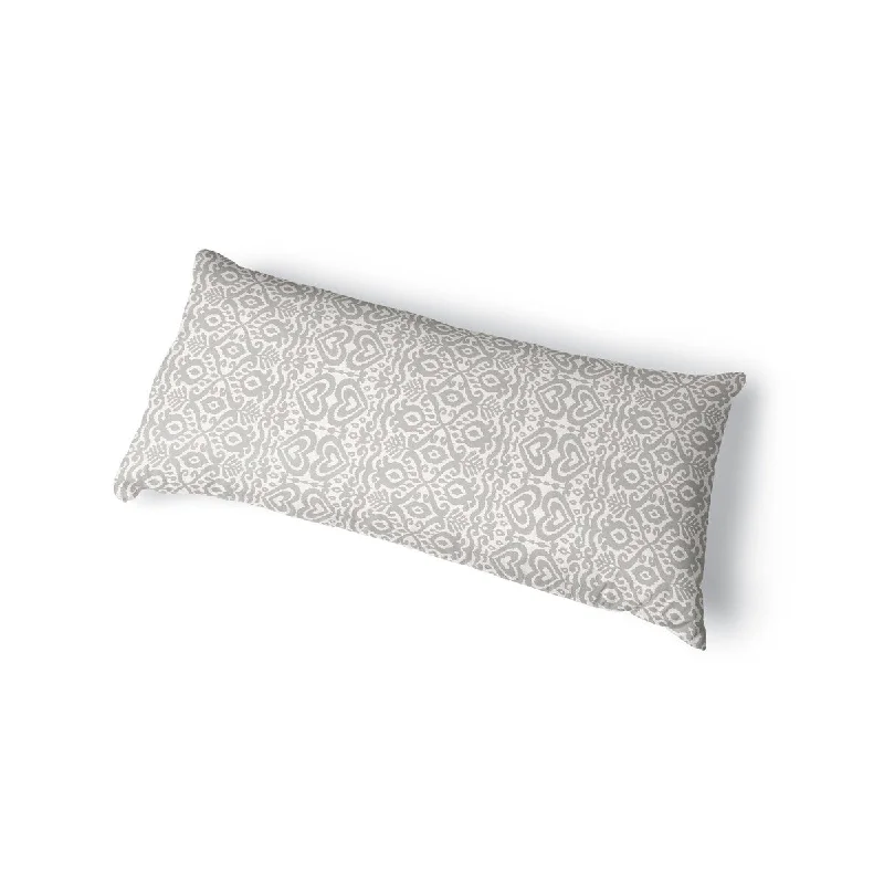 ALOMA GREY Body Pillow By Kavka Designs - Grey, Taupe