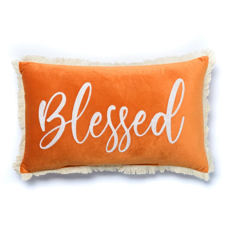 Blessed Lumbar Throw Pillow