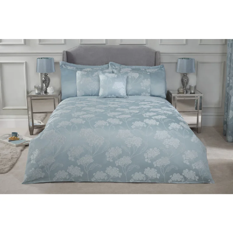 Blossom Luxury Duvet Set - Duck Egg Blue