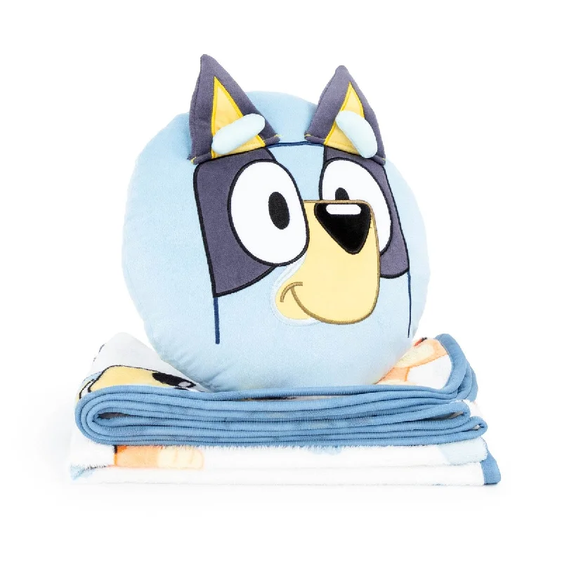 Bluey Sky Nogginz Pillow & Throw Set