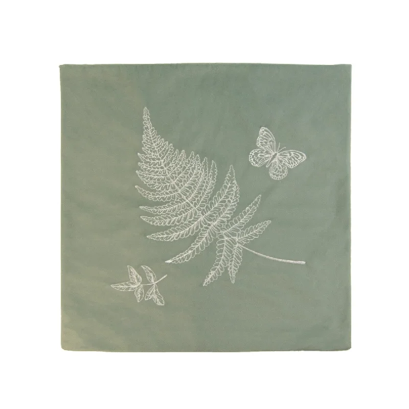 Botanical Fern Decorative Pillow Cover