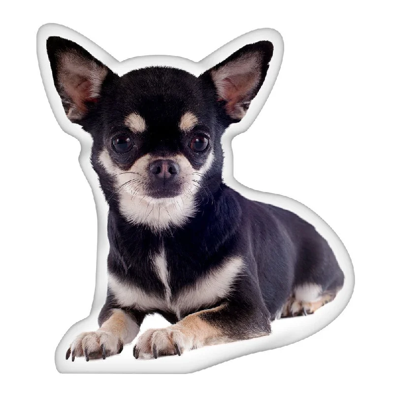 Chihuahua Black Shaped Pillow