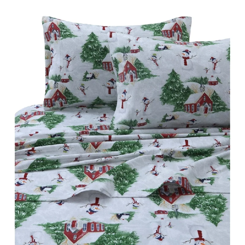 snowman red green