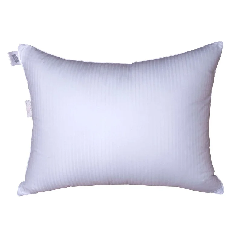 Damask Stripe Medium Density Goose Down Pillow