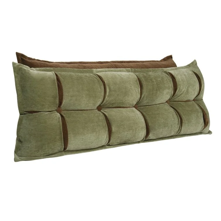 Double Layer Headboard Reading Pillow, Versatile Bed Backrest Pillow.