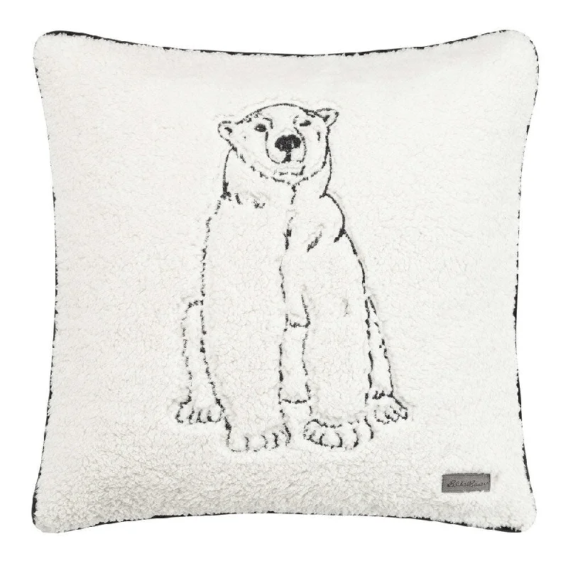 Eddie Bauer Cozy Polar Bear Throw Pillow