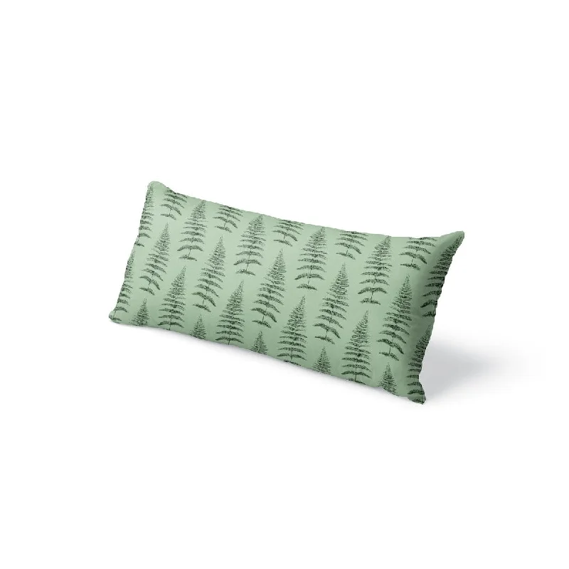 FERN LEAF GREEN Body Pillow By Becky Bailey