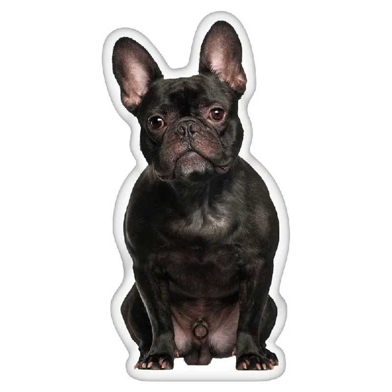 French Bulldog Black Shaped Pillow