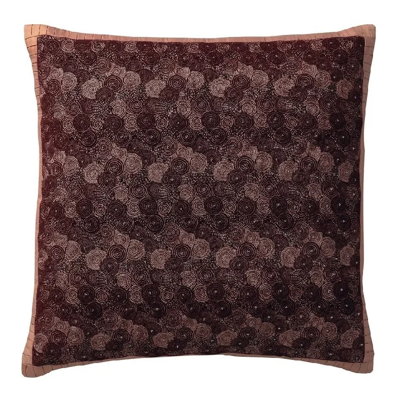 Labyrinth Deco Pillow Blackberry