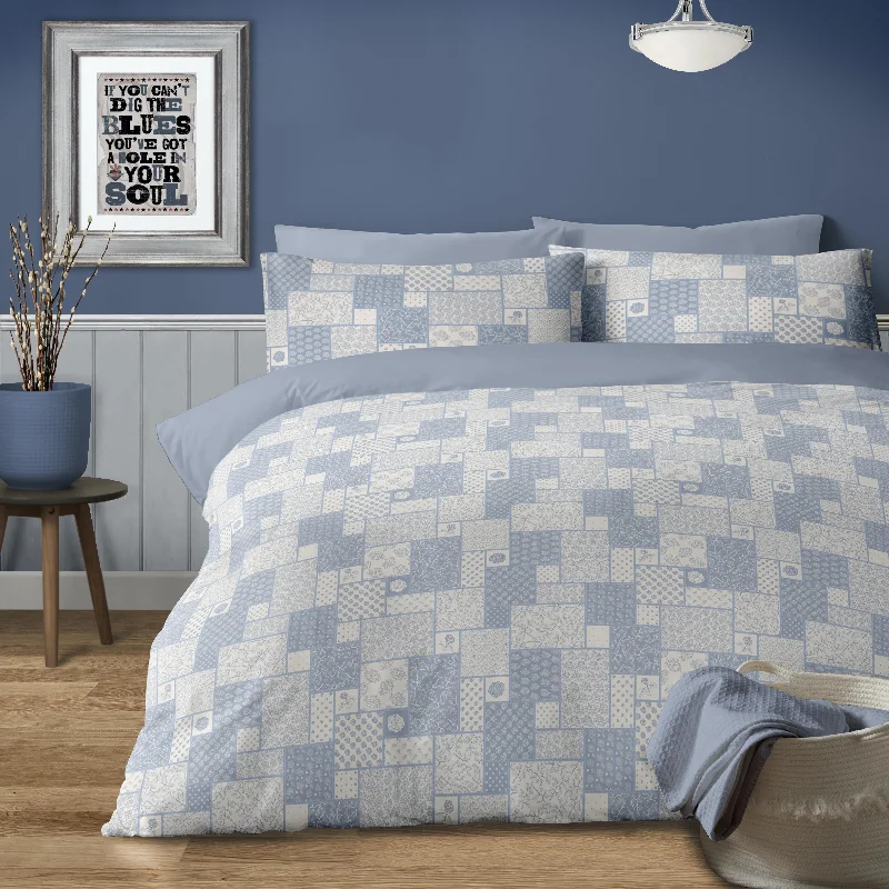 Lewis's Somerset Duvet Set - Blue