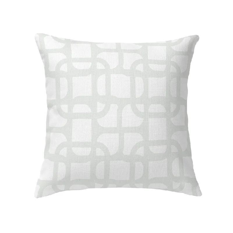 LUKE DESIGN WHITE ON WHITE Decorative Pillow By Kavka Designs