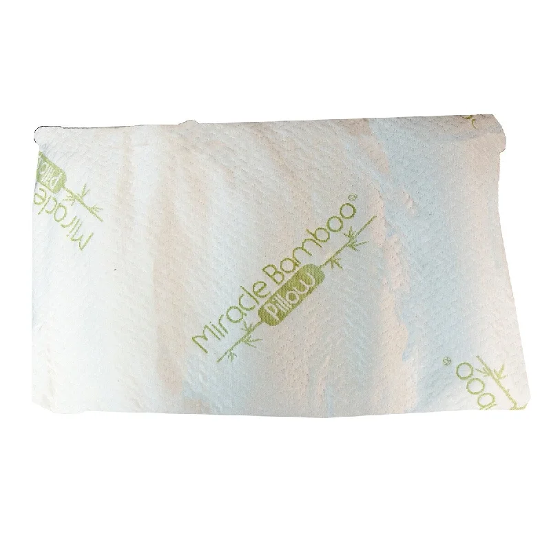 Miracle Bamboo Shredded Memory Foam Pillow - King, White