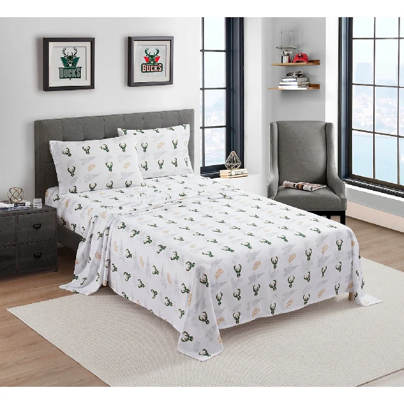 NBA Officially Licenced Milwaukee Bucks Sheet Set