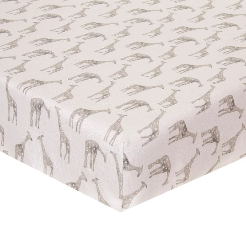 Ollie & Jack Fitted Sheet (Giraffe) - N/A