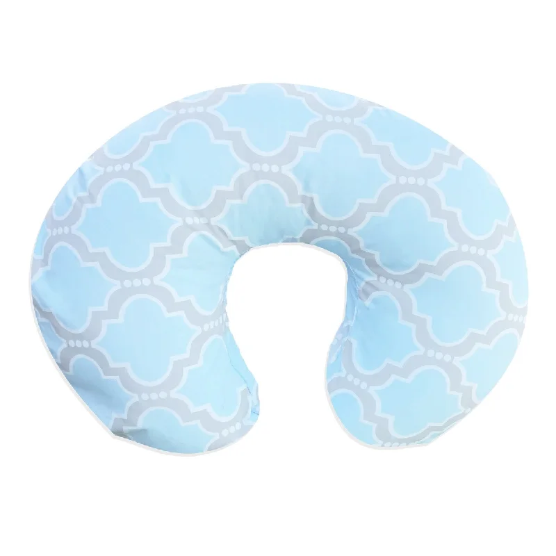 Pam Grace Creations Baby Blue Trellis Nursing Pillow Cover