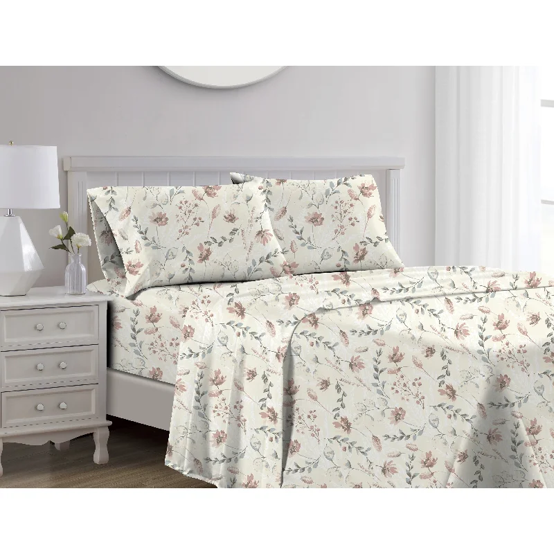 Petals Cotton Sheet Set King