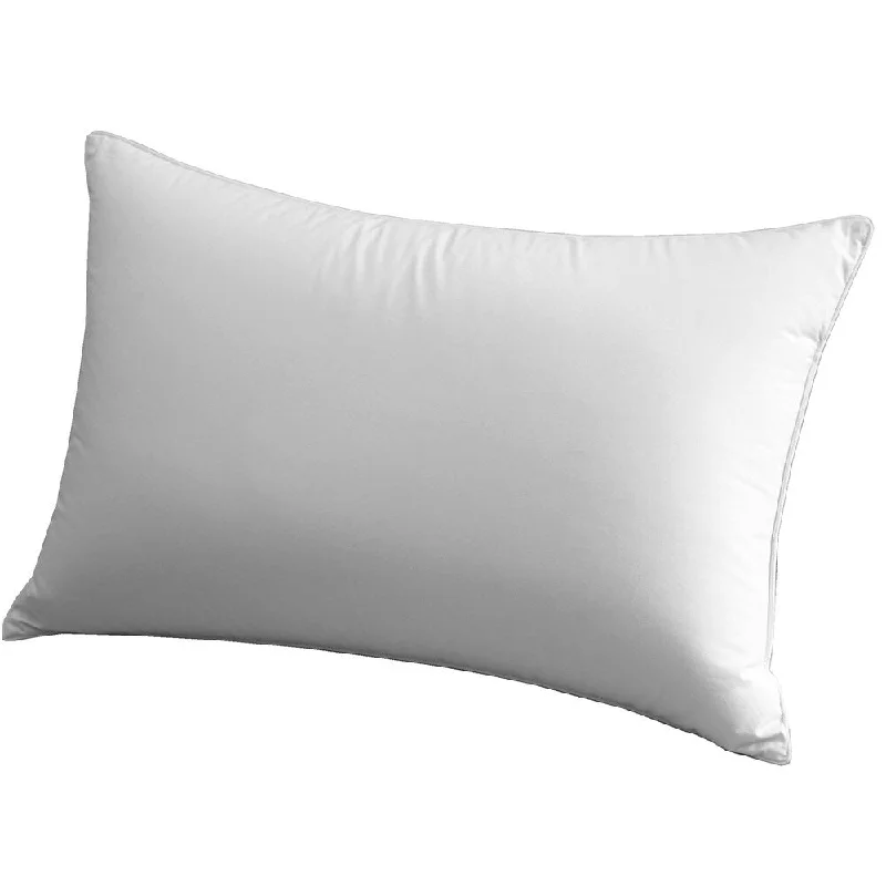 Plume Down and Feathers 250 Thread Count Pillow - White