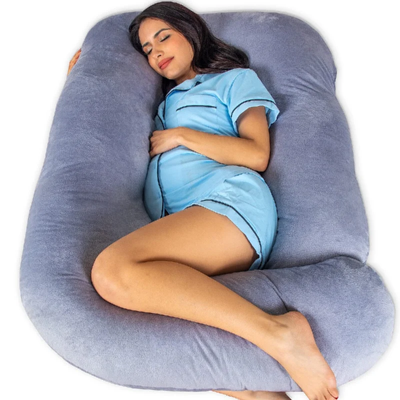 Pregnancy Pillows, U-Shape Full Body Pillow Removable Cover Jumbo Size Pregnancy Pillows for Sleeping Body Pillows