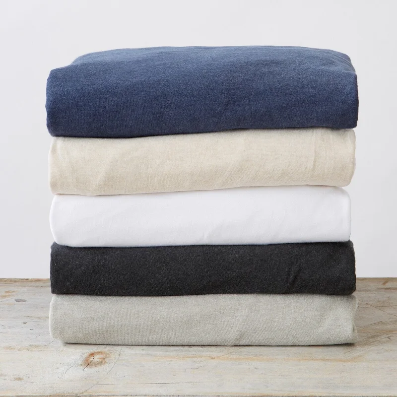 Premium Cotton T-Shirt Jersey Knit Sheet Set