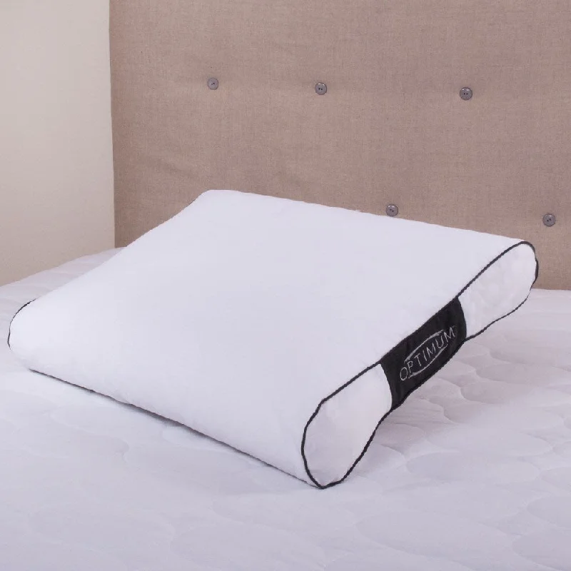 Sealy Optimum 300 Thread Count Outlast Temperature Regulating Countour Pillow - White